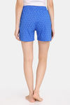 Rosaline Rural Charm Knit Cotton Shorts - Princess Blue — thumbnail 3